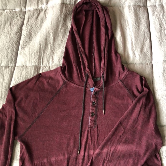 Pullover quarter button-up hoodie - Picture 2 of 5